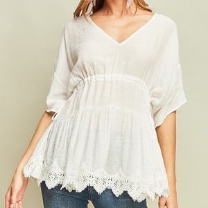 NWT White Babydoll